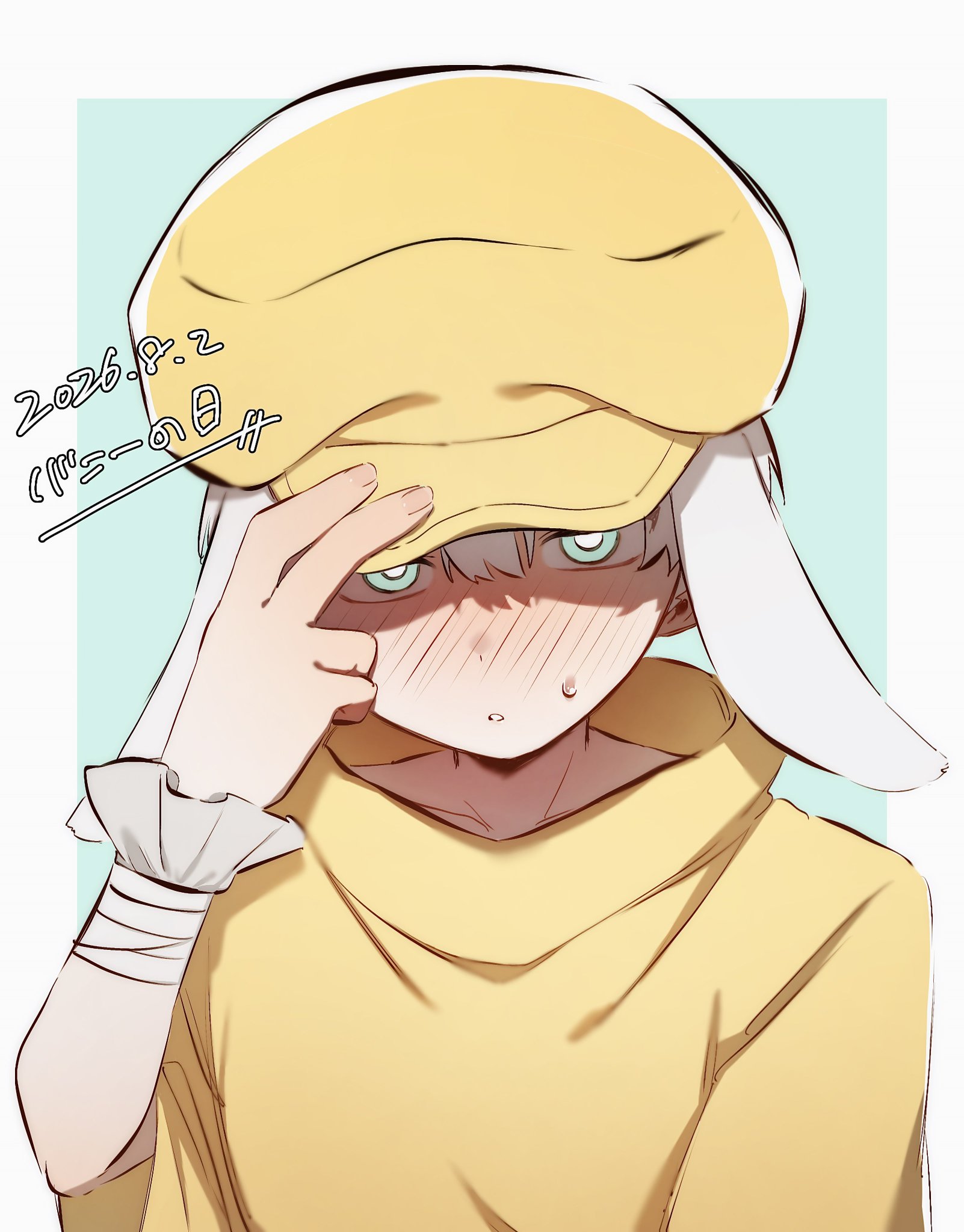 Bunnyboy blushing
