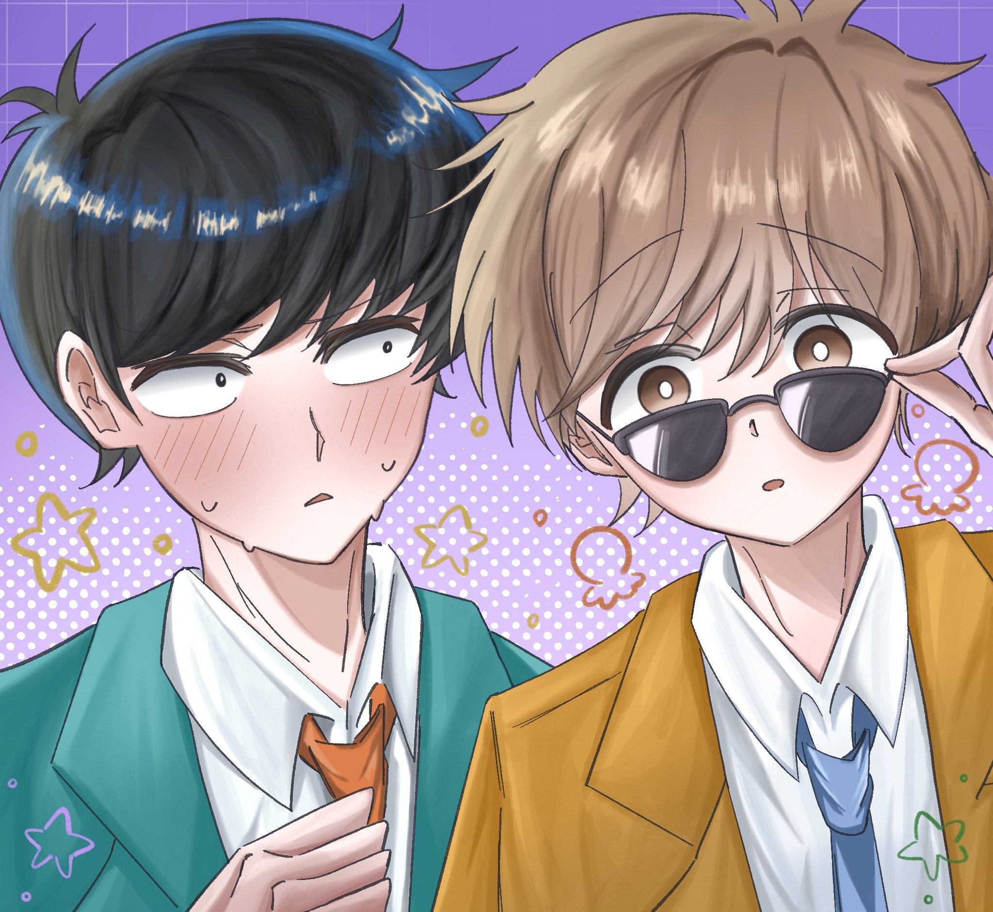 Two anime boys