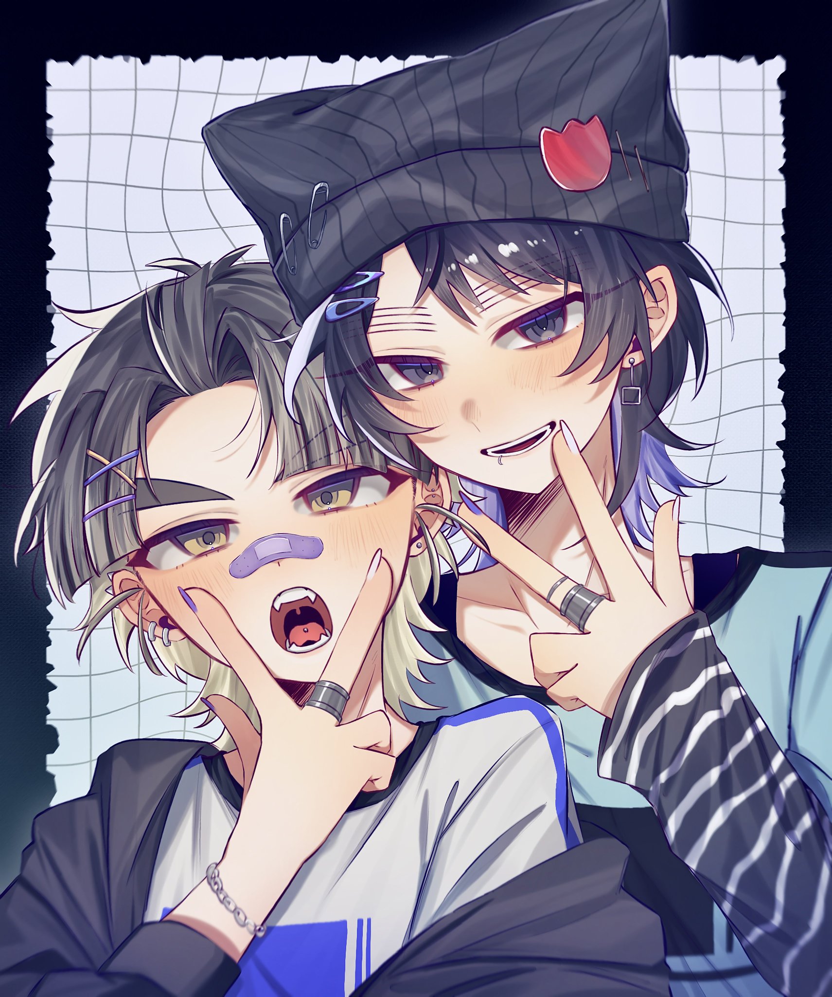 Anime boy and a catboy